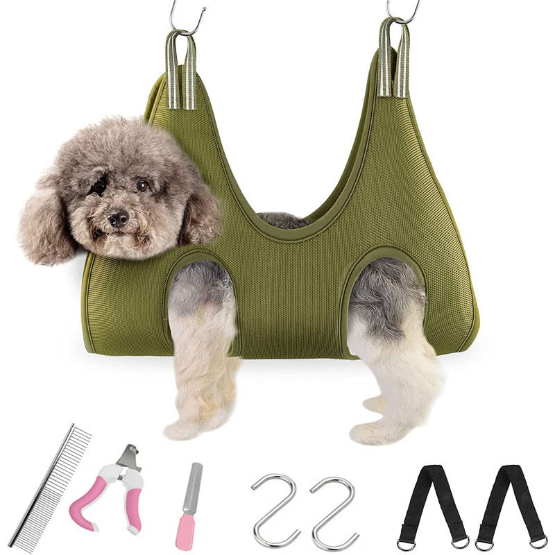 Pet Grooming Hammock / Sling for Nail Trimming