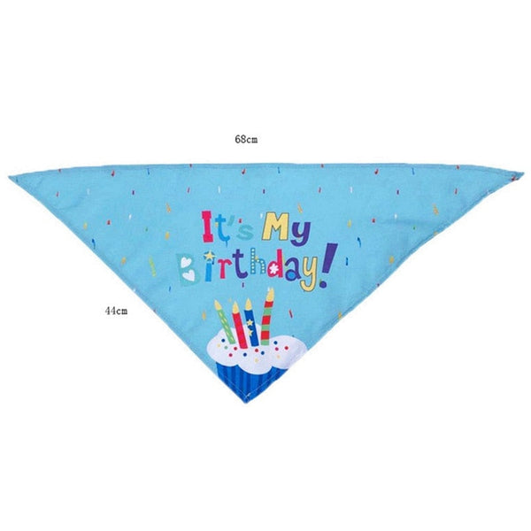 Pet Girl Boy Birthday Bandana and Hat