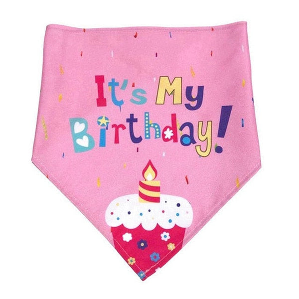 Pet Girl Boy Birthday Bandana and Hat