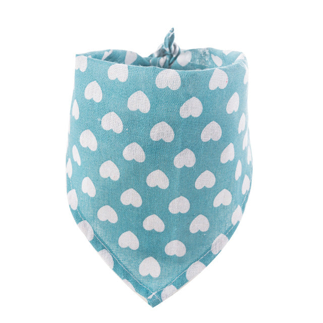 Blue Heart Bandana